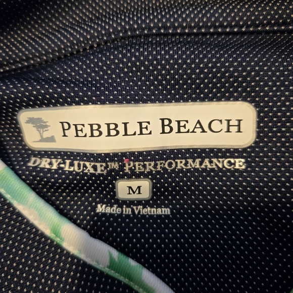 Pebble Beach Navy Performance Top - Picture 5 of 5